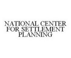 NATIONAL CENTER FOR SETTLEMENT PLANNING