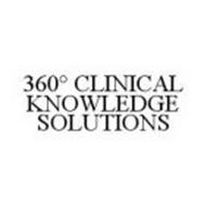 360° CLINICAL KNOWLEDGE SOLUTIONS