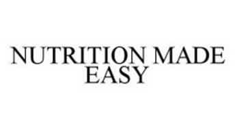 NUTRITION MADE EASY