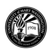 UNIVERSITY OF MARY WASHINGTON 1908 PRO DEO DOMO PATRIA