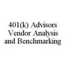 401(K) ADVISORS VENDOR ANALYSIS AND BENCHMARKING