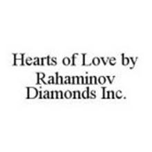 HEARTS OF LOVE BY RAHAMINOV DIAMONDS INC.