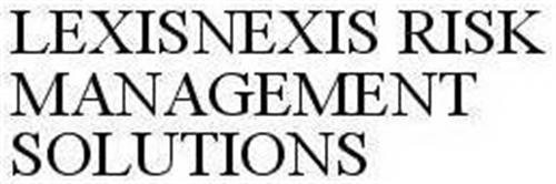 LEXISNEXIS RISK MANAGEMENT SOLUTIONS