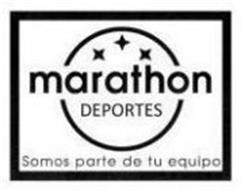 MARATHON DEPORTES SOMOS PARTE DE TU EQUIPO