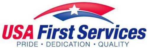 USA FIRST SERVICES PRIDE · DEDICATION · QUALITY