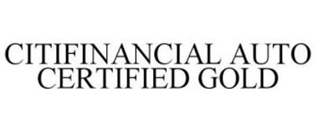 CITIFINANCIAL AUTO CERTIFIED GOLD