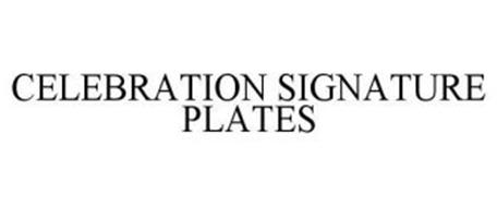 CELEBRATION SIGNATURE PLATES