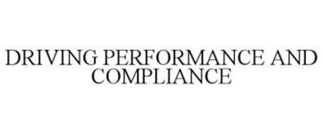 DRIVING PERFORMANCE AND COMPLIANCE