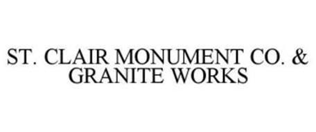ST. CLAIR MONUMENT CO.  & GRANITE WORKS
