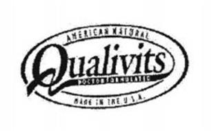 QUALIVITS DOCTOR FORMULATED AMERICAN NATURAL MADE IN THE U.S.A.