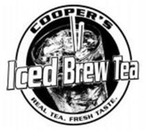 COOPER'S ICED BREW TEA REAL TEA. FRESH TASTE.