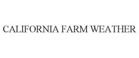 CALIFORNIA FARM WEATHER