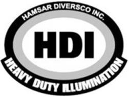 HAMSAR DIVERSCO INC. HDI HEAVY DUTY ILLUMINATION