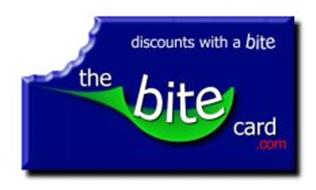 THE BITE CARD.COM DISCOUNTS WITH A BITE