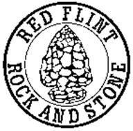 RED FLINT ROCK AND STONE