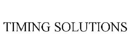 TIMING SOLUTIONS