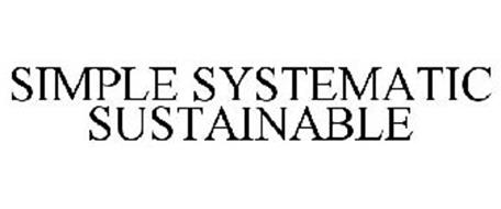 SIMPLE SYSTEMATIC SUSTAINABLE