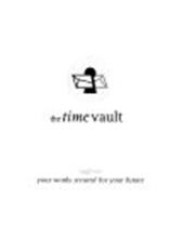 THE TIME VAULT TAGLINE: YOUR WORDS SECURED FOR YOUR FUTURE