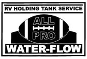 RV HOLDING TANK SERVICE ALL PRO WATER-FLOW