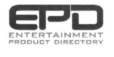 EPD ENTERTAINMENT PRODUCT DIRECTORY
