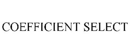 COEFFICIENT SELECT