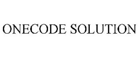 ONECODE SOLUTION