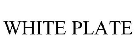 WHITE PLATE