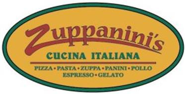 ZUPPANINI'S CUCINA ITALIANA PIZZA · PASTA · ZUPPA · PANINI · POLLO ESPRESSO · GELATO