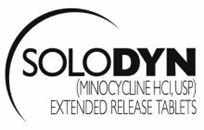 SOLODYN (MINOCYCLINE HCI, USP) EXTENDED RELEASE TABLETS