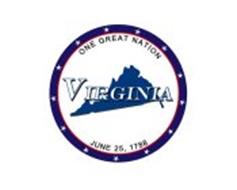 ONE GREAT NATION VIRGINIA JUNE 25, 1788