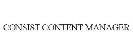 CONSIST CONTENT MANAGER