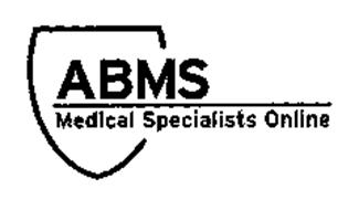ABMS MEDICAL SPECIALISTS ONLINE