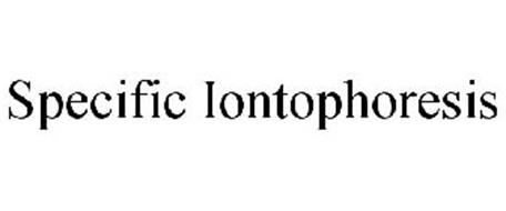 SPECIFIC IONTOPHORESIS