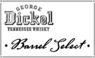 GEORGE DICKEL TENNESSEE WHISKY · BARRELSELECT ·