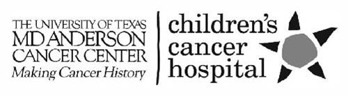 THE UNIVERSITY OF TEXAS MD ANDERSON CANCER CENTER MAKING CANCER HISTORY CHILDREN'S CANCER HOSPITAL