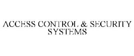 ACCESS CONTROL & SECURITY SYSTEMS