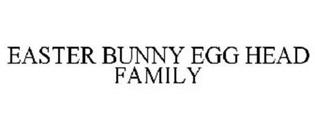EASTER BUNNY EGG HEAD FAMILY