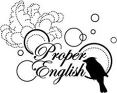 PROPER ENGLISH