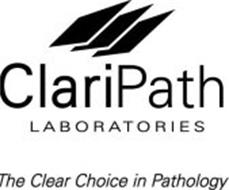 CLARIPATH LABORATORIES THE CLEAR CHOICE IN PATHOLOGY