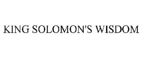 KING SOLOMON'S WISDOM