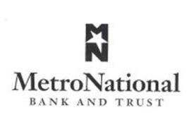 M N METRONATIONAL BANK AND TRUST