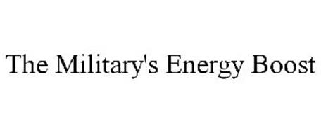 THE MILITARY'S ENERGY BOOST