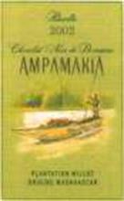 RÉCOLTE 2002 CHOCOLAT NOIR DE DOMAINE AMPAMAKIA PLANTATION MILLOT ORIGINE MADAGASCAR