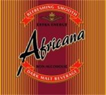 AFRICANA REFRESHING SMOOTH NON-ALCOHOLIC DARK MALT BEVERAGE EXTRA ENERGY