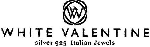 WV WHITE VALENTINE SILVER 925 ITALIAN JEWELS