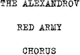 THE ALEXANDROV RED ARMY CHORUS