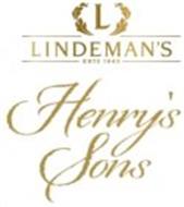 L LINDEMAN'S EST. 1843 HENRY'S SONS