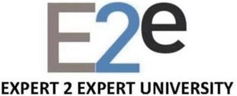 E2E EXPERT 2 EXPERT UNIVERSITY
