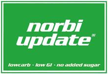 NORBI UPDATE LOWCARB · LOW GI · NO ADDED SUGAR
