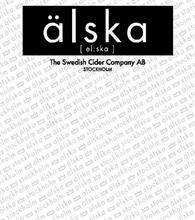 ÄLSKA [EL:SKA] THE SWEDISH CIDER COMPANY AB STOCKHOLM